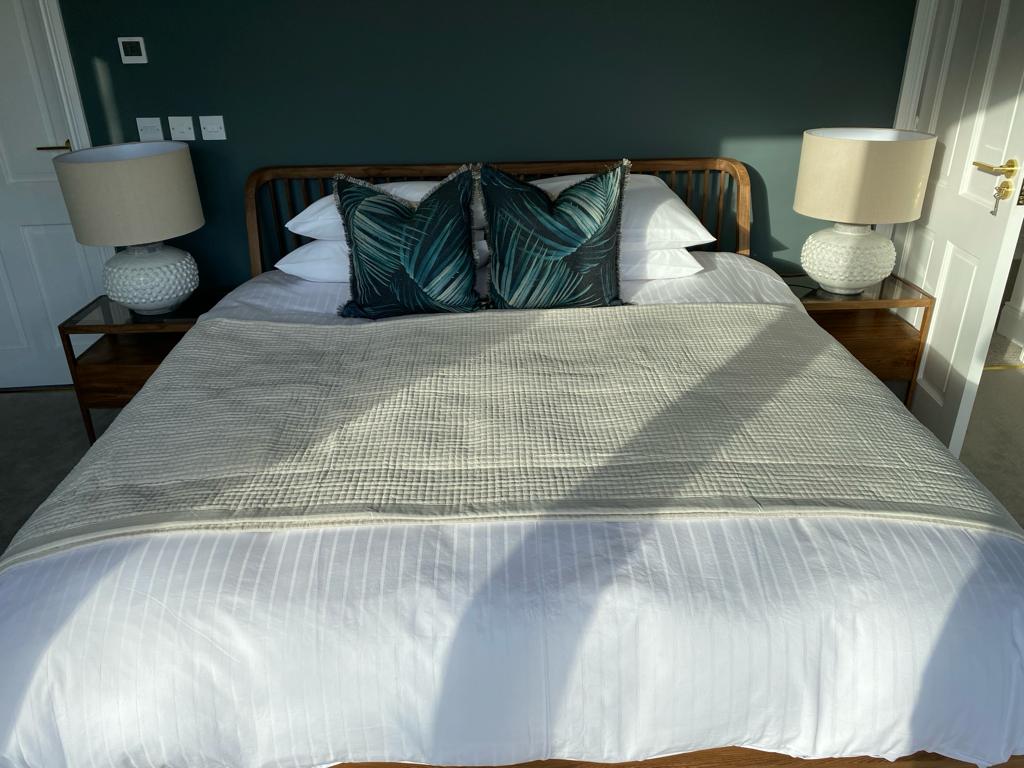 Master bedroom windows